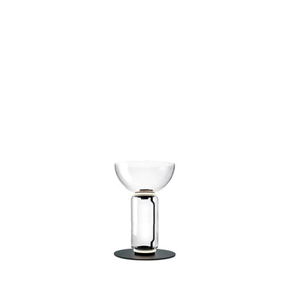 Lampe de Sol Élégante en Verre avec Éclairage Doux