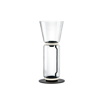 Lampe de Sol Élégante en Verre avec Éclairage Doux