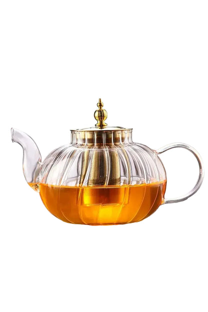 Théière Verre avec Infuseur Service Élégant - Foivo