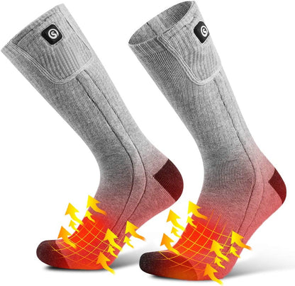 Chaussettes Chauffantes Réchargeables pour Homme et Femme