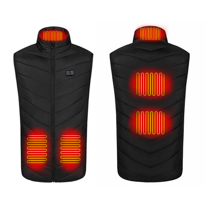 Gilet Chauffant Électrique Homme - Douillet et Régulable pour Hiver