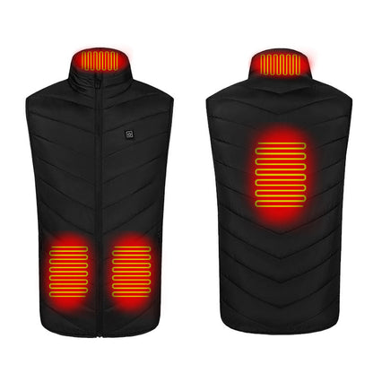 Gilet Chauffant Électrique Homme - Douillet et Régulable pour Hiver