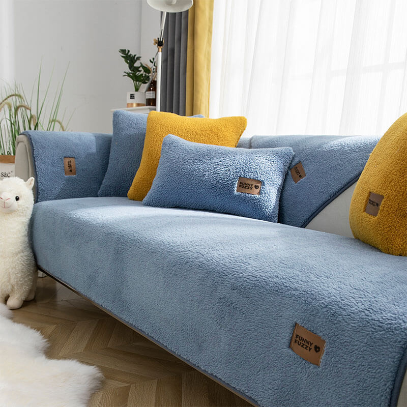 Housse de canapé polaire imperméable antidérapante lavable - BlxckFR