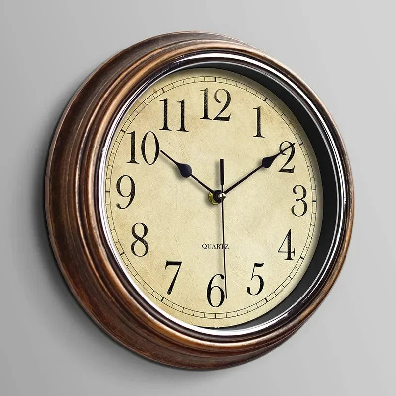Horloge Murale Bois Chic Classique pour la Maison - Foivo