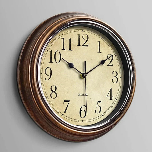 Horloge Murale Bois Chic Classique pour la Maison - Foivo