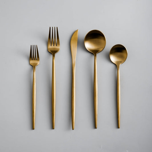 Coutellerie Élégante 20 Pièces Design Minimaliste - Foivo