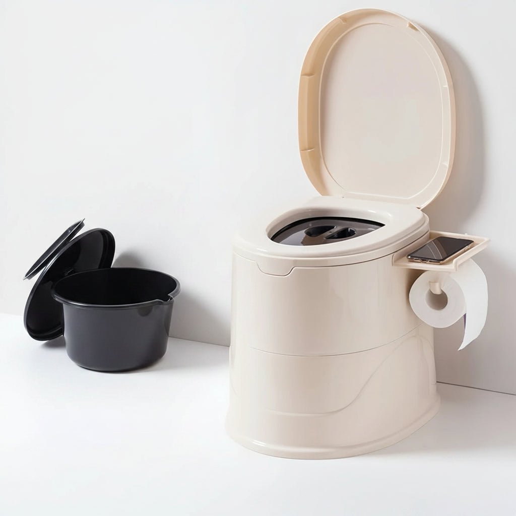 Toilettes Mobiles d'Urgence avec Porte-Papier 7