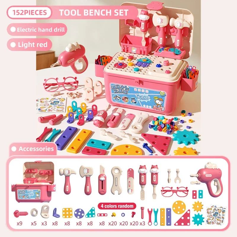 Boîte à Outils Enfants Créative 3 en 1