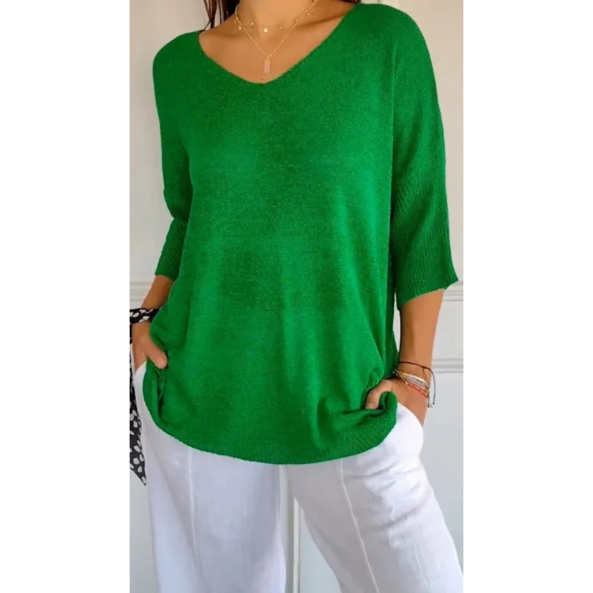 Top Femme Décolleté V Polyvalent 1