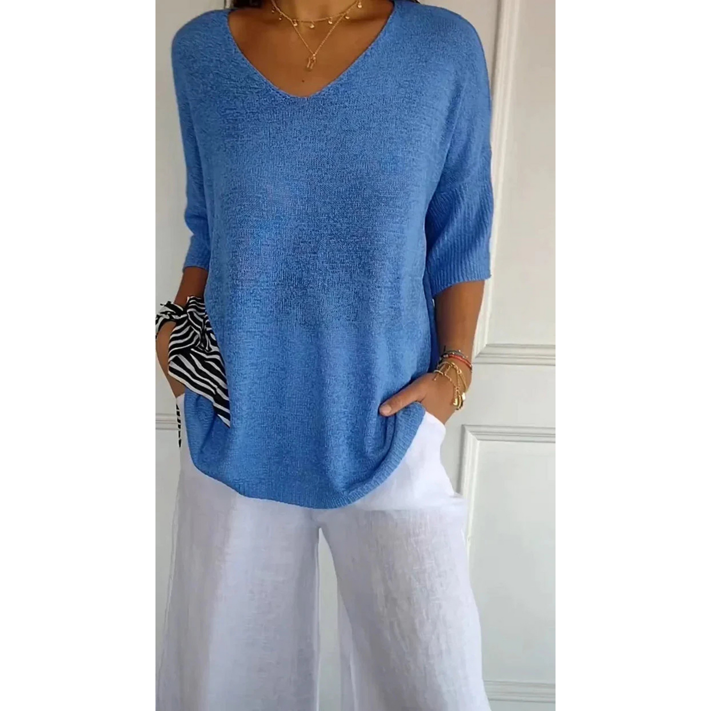 Top Femme Décolleté V Polyvalent 2