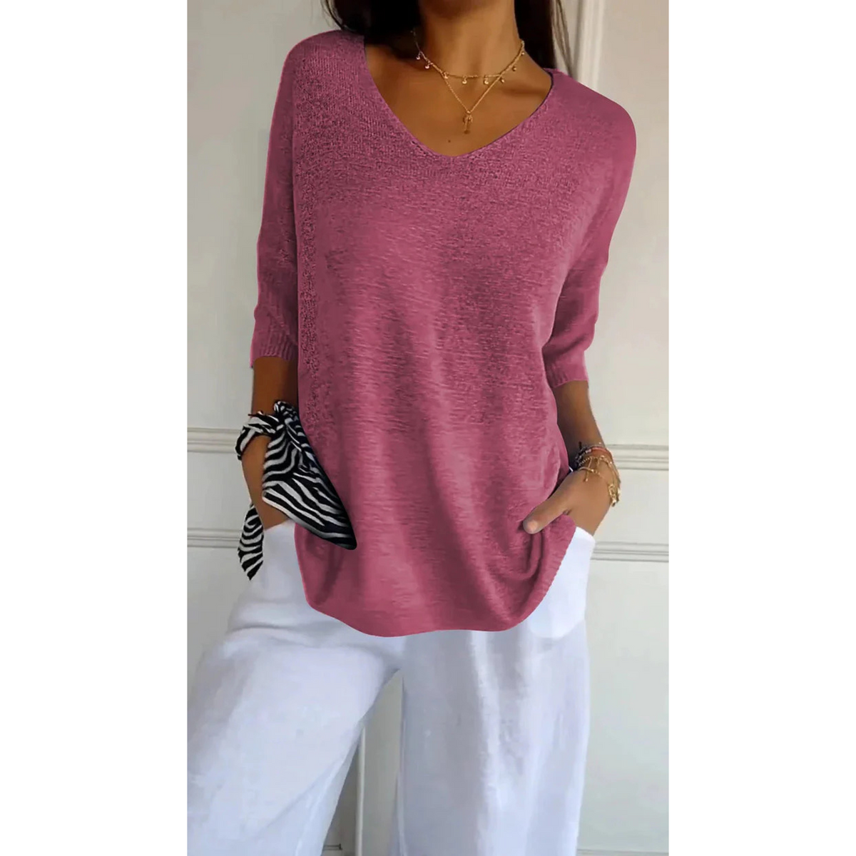 Top Femme Décolleté V Polyvalent 5