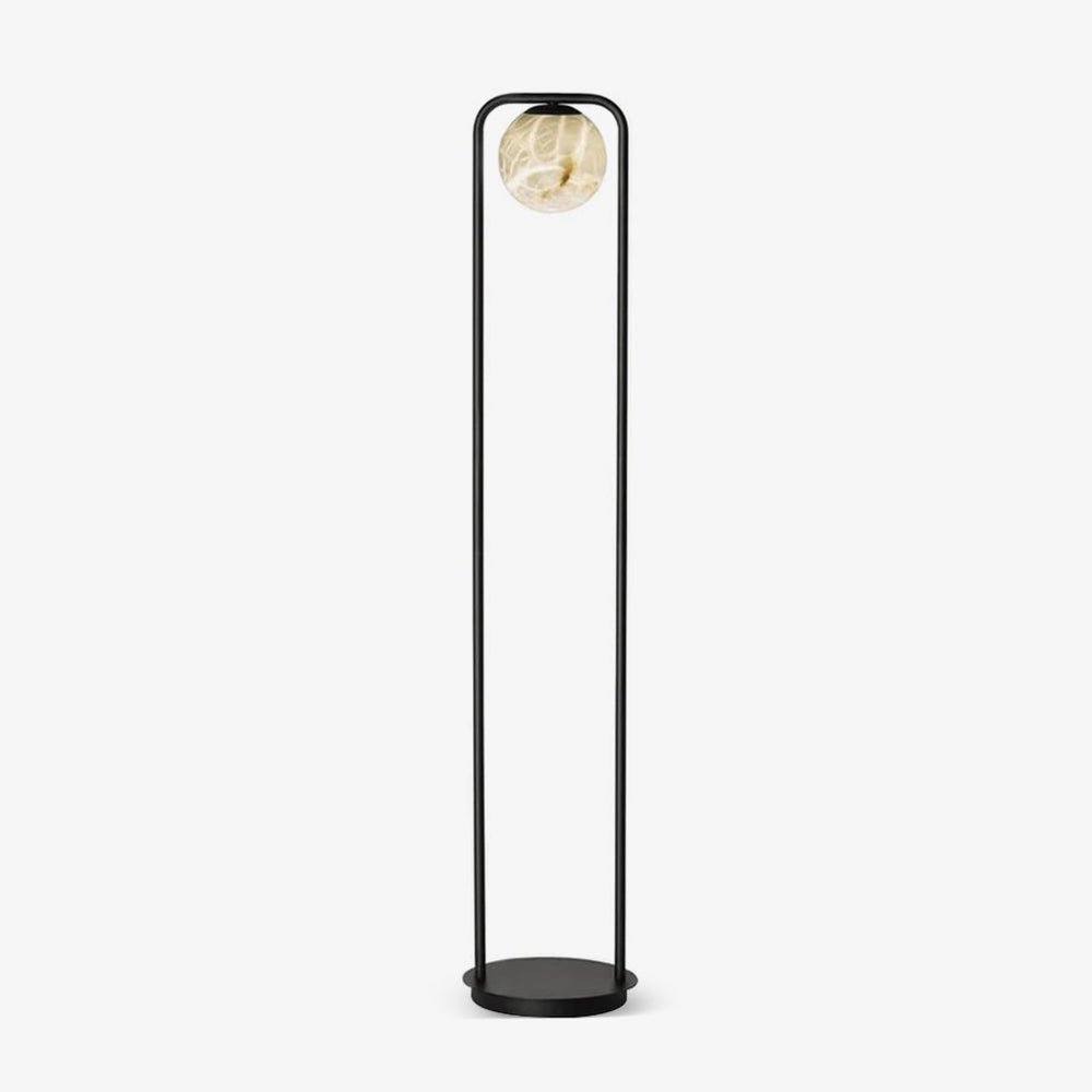 Lampe de sol en Alabastre avec Éclairage Doux - Foivo