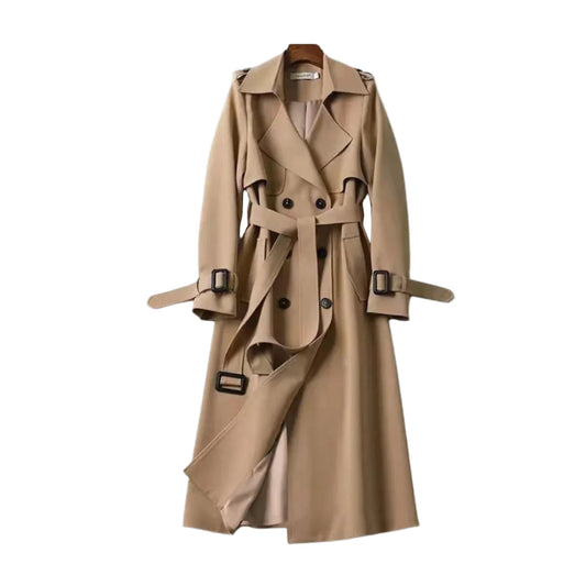 Trench-coat Femme Classique Coupe Droite - Foivo