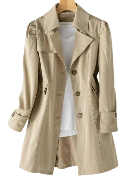 Trench Femme Coupe Ajustée Classique - Foivo
