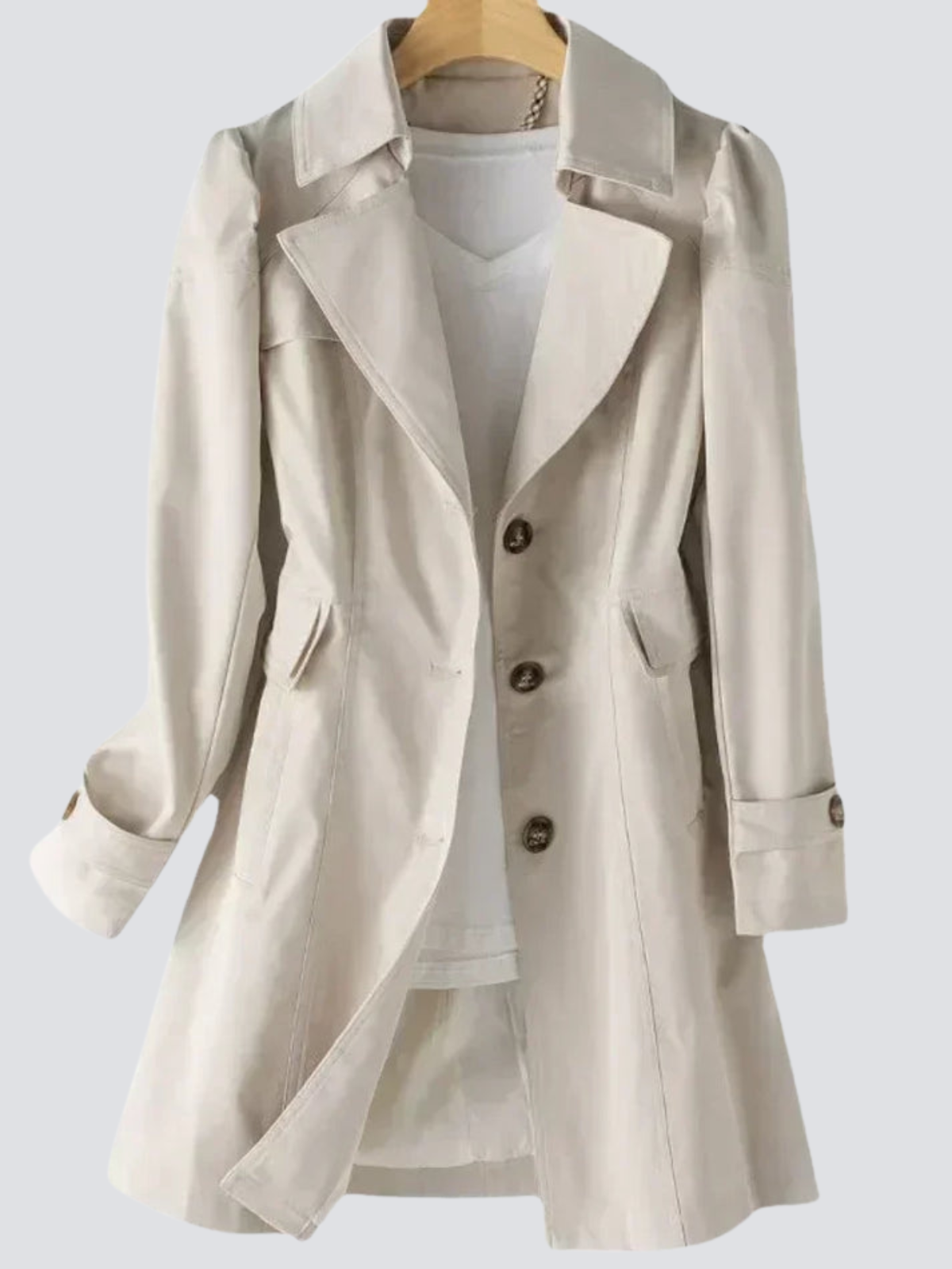 Trench pour Femmes Ajusté Chic 6