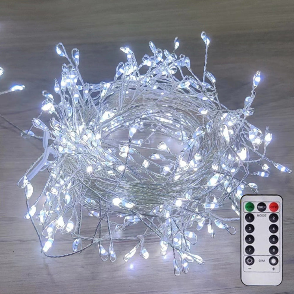 Lumière Féerique Fil Cuivre avec Télécommande pour Décoration Intérieure