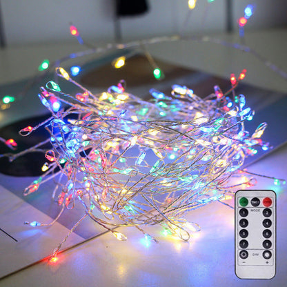 Lumière Féerique Fil Cuivre avec Télécommande pour Décoration Intérieure