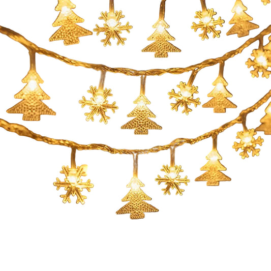 Lumière Étoile – Guirlande LED Chaude pour Décoration de Noël - Foivo