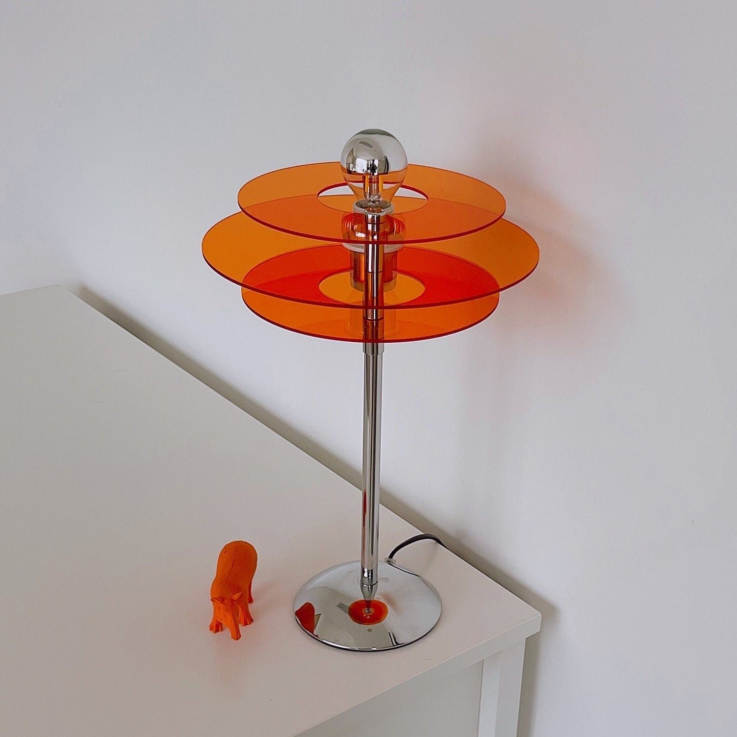 Lampe de Bureau Moderne en Verre