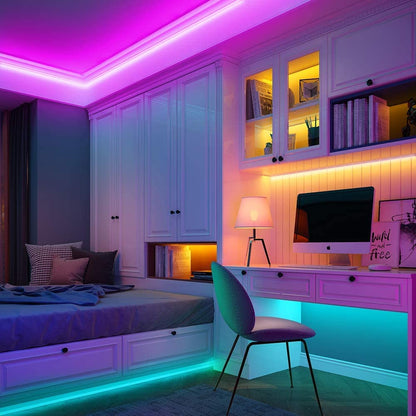 Lampe LED Colorée Télécommandée Ambiance