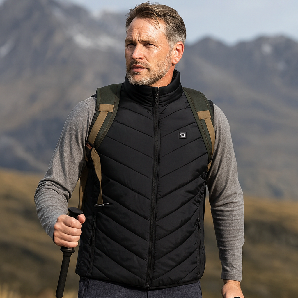 Gilet chauffant électrique léger pour homme - BlxckFR