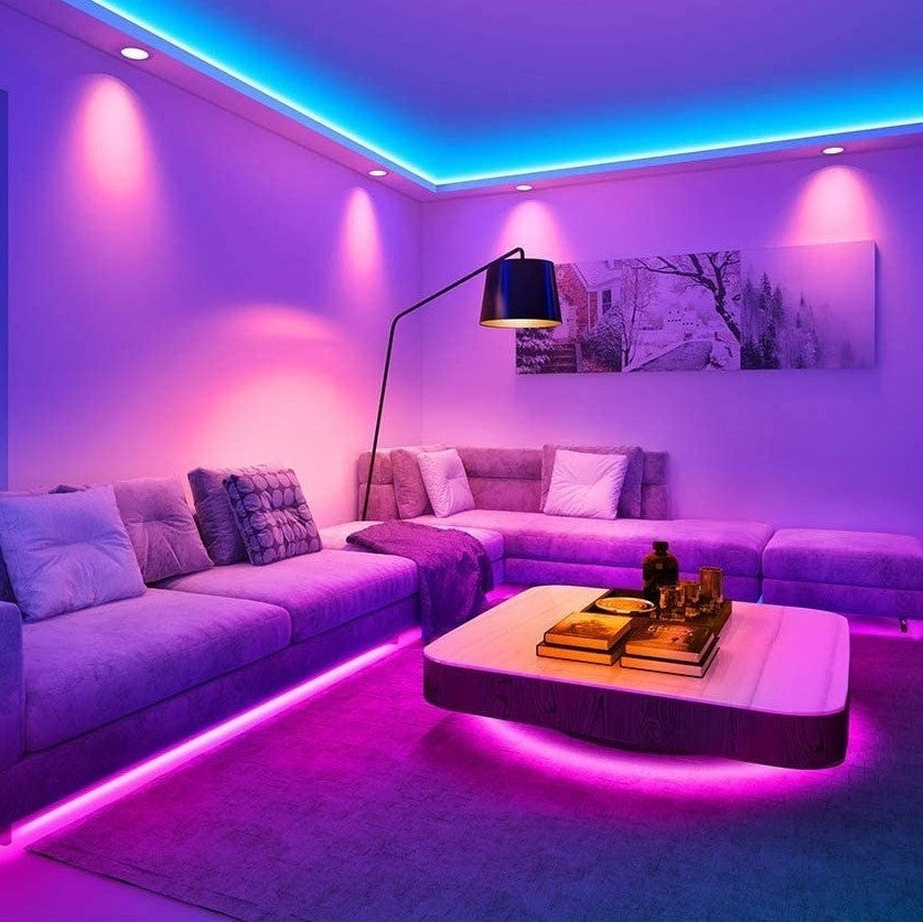 Lampe LED Colorée Télécommandée Ambiance