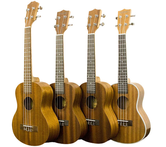 Ukulélé Acoustique Bois Débutant Style Classique - Foivo