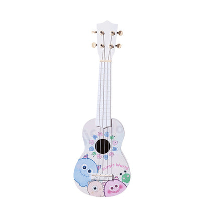 Ukulélé Enfant Bois Compact Style Ludique - Foivo