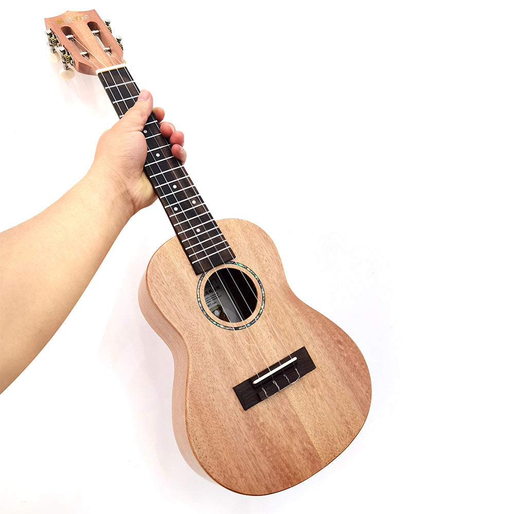 Ukulélé en bois massif pour homme et femme style classique 8