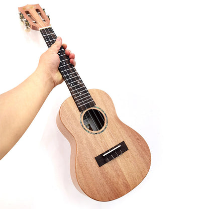 Ukulélé en bois massif pour homme et femme style classique 8