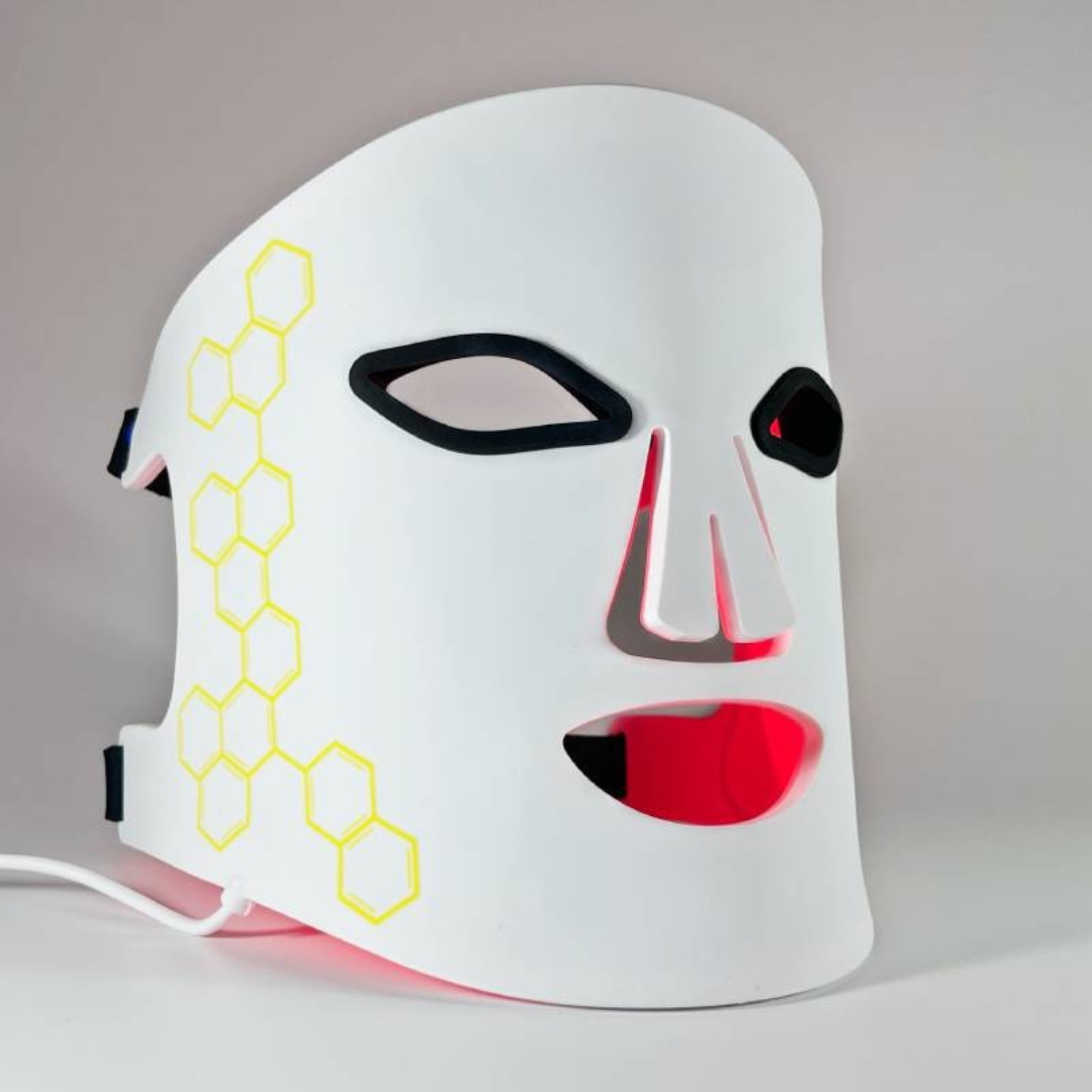 Masque Facial LED Thérapie Anti-Âge Lumineux - BlxckFR