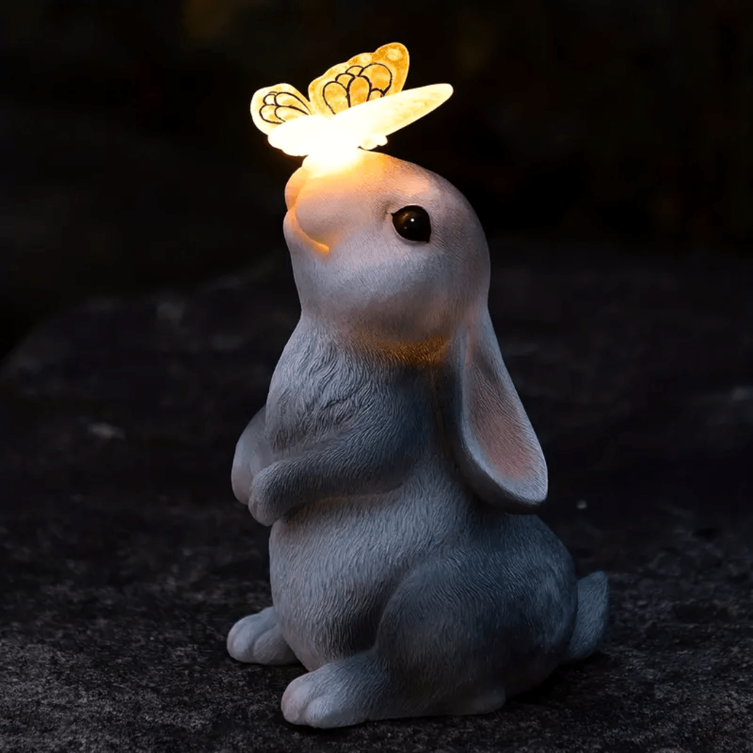 Lampe Extérieure Lapin Solaire Écologique - Foivo