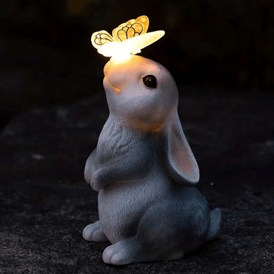 Lampe Extérieure Lapin Solaire Écologique - Foivo
