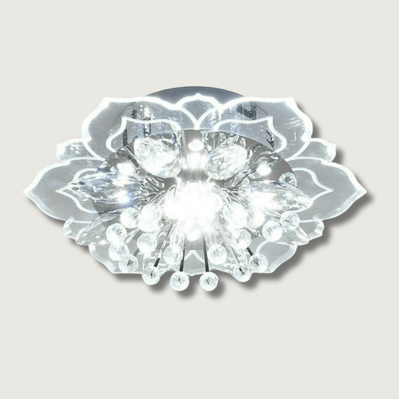 Lumière Élégante - Lampe Plafond Cristal LED Luxe - Foivo