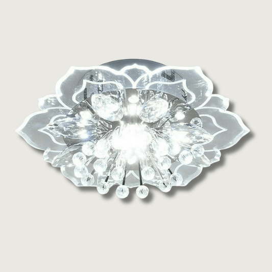 Lumière Élégante - Lampe Plafond Cristal LED Luxe - Foivo