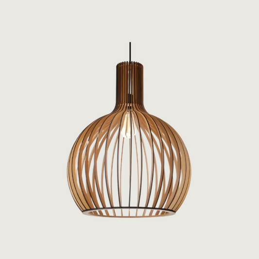 Luminaire Plafond Bois Clair Moderne - Foivo