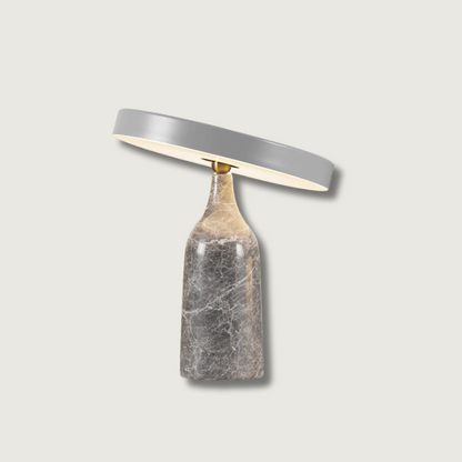 Lampe de Bureau Chic en Pierre | Éclairage Élégant et Chauffe - Foivo
