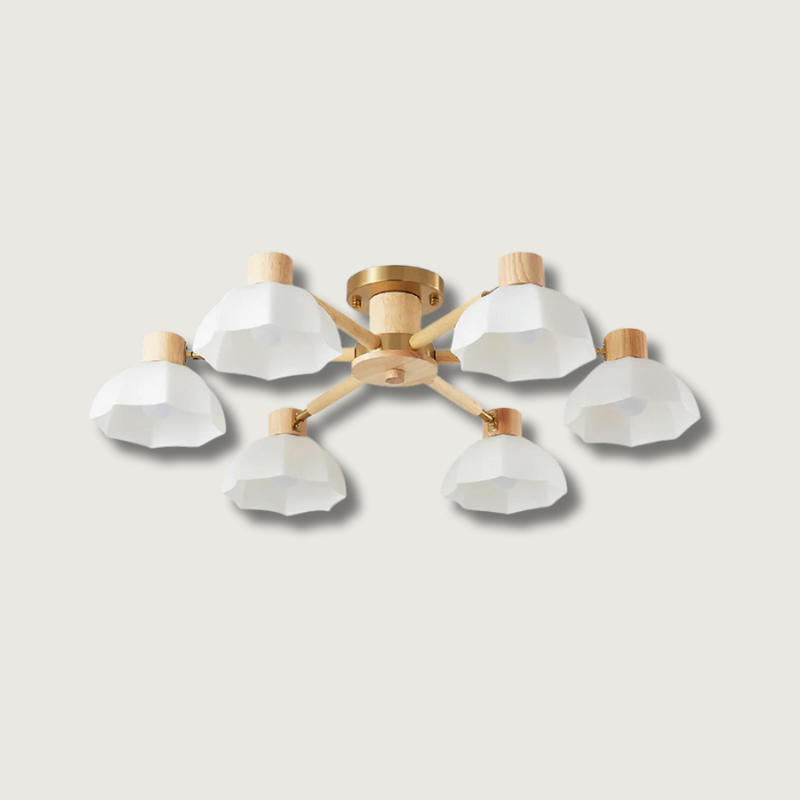 Luminaire Floral Suspendu | Éclairage Chic et Raffiné - Foivo