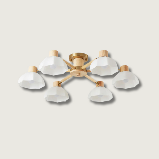 Luminaire Floral Suspendu | Éclairage Chic et Raffiné - Foivo