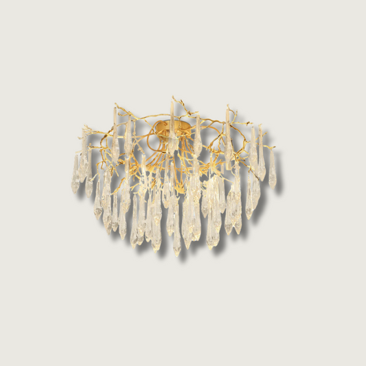 Luminaire de Plafond en Cristal Élégant et Raffiné - Foivo