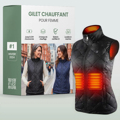 Gilet Électrique Réchauffant Féminin - blxckfr