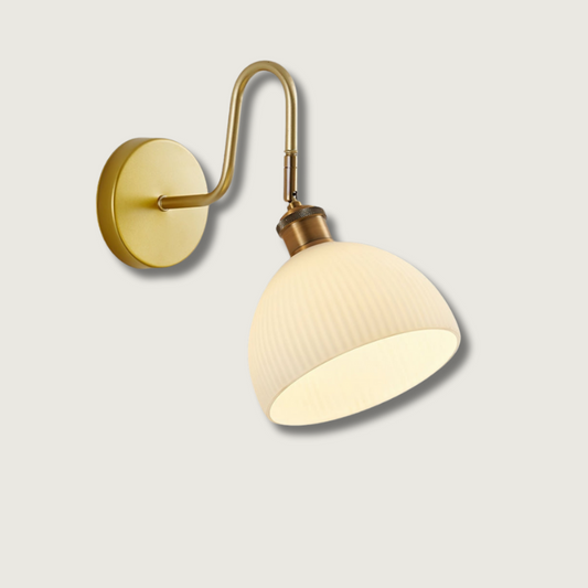 Lampe Murale Élégante Or Antique - Foivo