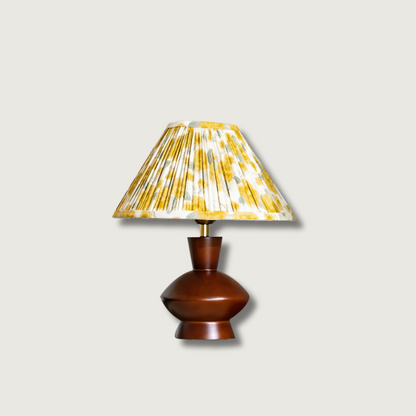Lampe de Table en Bois Design | Abat-Jour Fleuri Original - Foivo