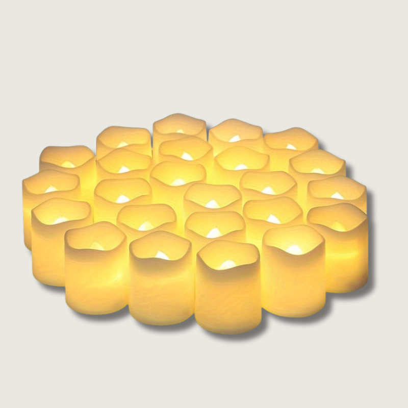 Bougies LED Décoratives pour Fêtes et Soirées Intimes - Foivo