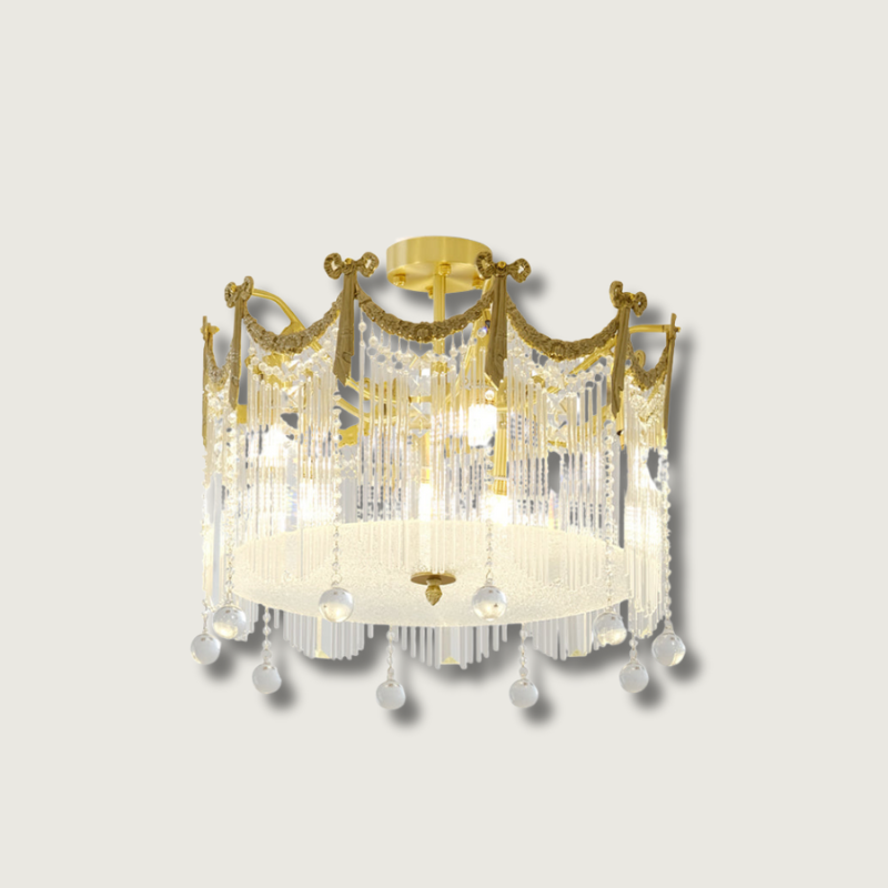 Luminaire en Cristal Luxe Suspendu - Foivo