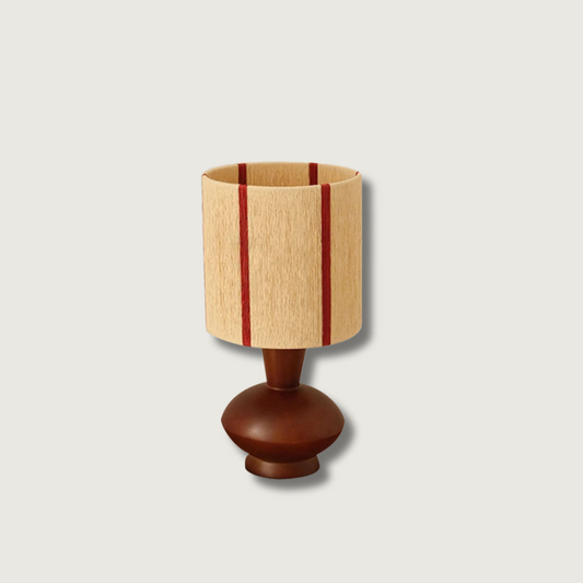Lampe de Table en Bois Massif | Chalet Chic et Lumière Douce - Foivo