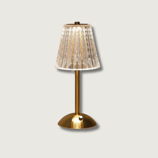 Lampe de Table Rétro en Verre | Chic et Fonctionnelle - Foivo