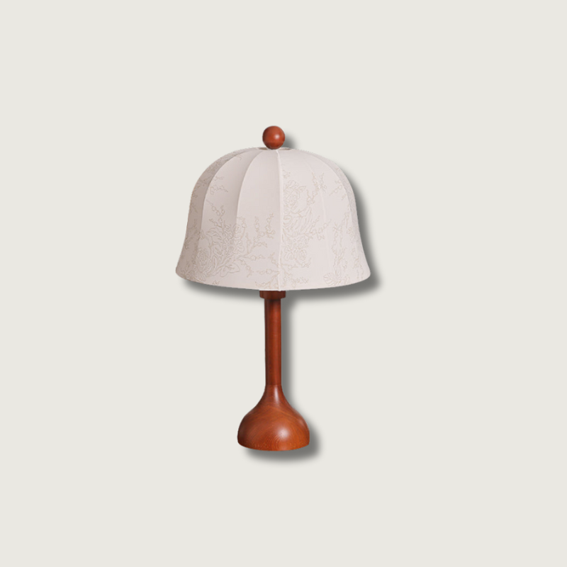 Lampe de Nuit en Bois Chaleureuse et Rustique - Foivo