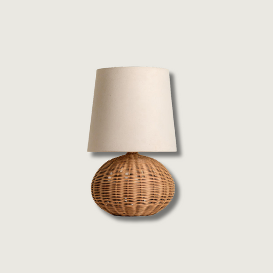 Lampe Tissée en Rotin Chic pour Décor Intérieur - Foivo