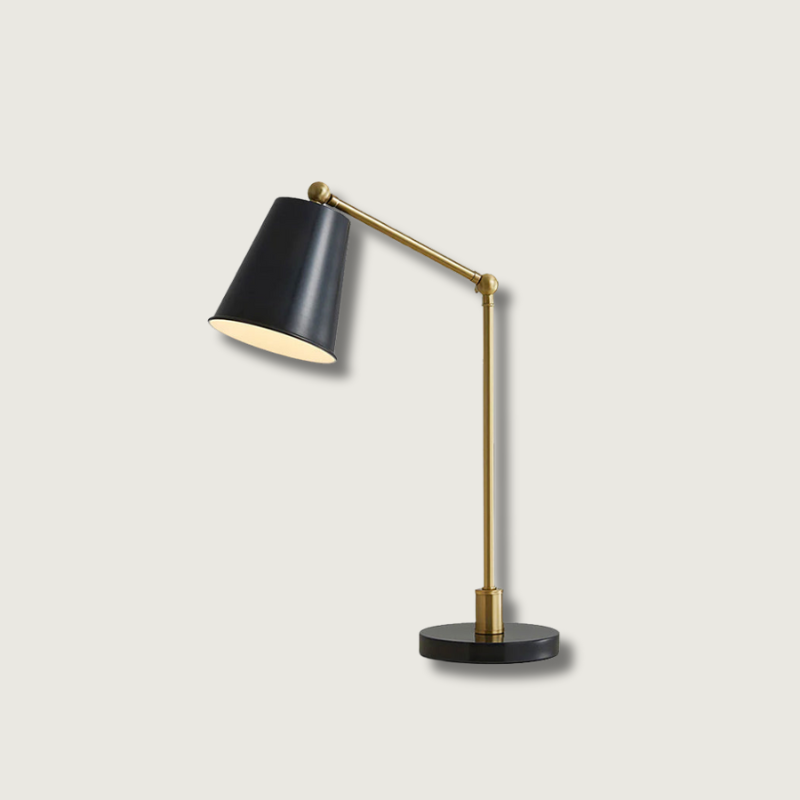 Lampe de Bureau Élégante en Métal | Design Raffiné et Lumineux - Foivo